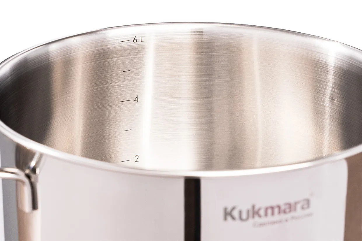 Кастрюля Safia 6л с металлической крышкой 4 